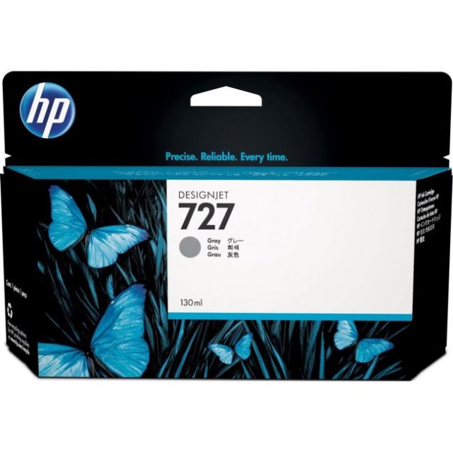 Atramentová náplň HP B3P24A HP 727 grey (130 ml) pre DesignJet T920/ T1500/ T2500_1