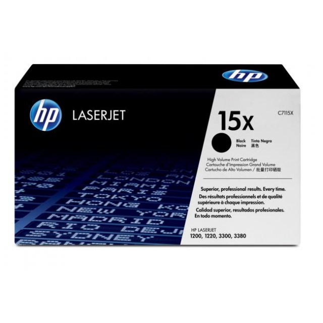 Toner HP C7115X HP 15X (3.500 str.) pre LaserJet 1000/1200/1220/3300/3380_1