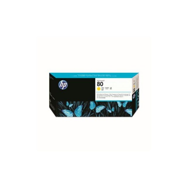 Tlačová hlava HP C4823A HP 80 pre Designjet 1000 yellow (17 ml)_1
