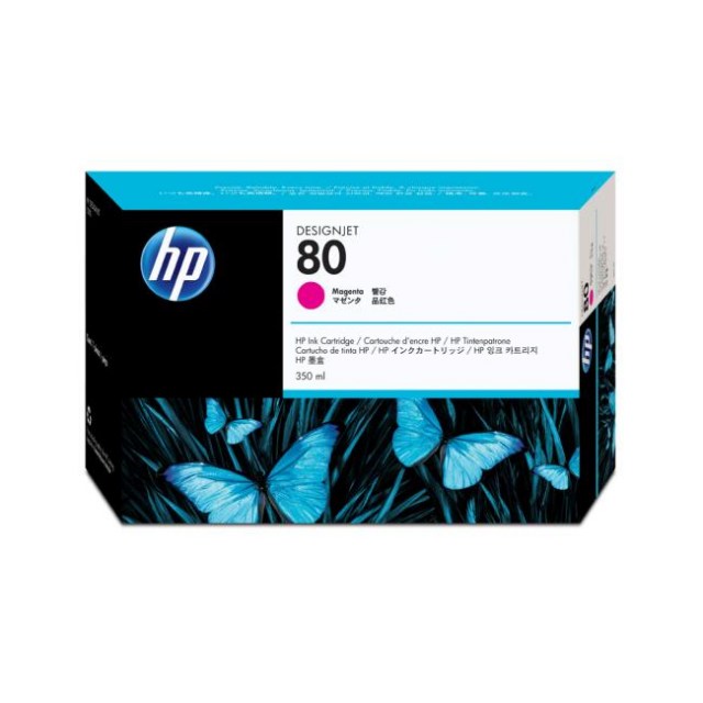 Atramentová náplň HP C4847A HP 80 magenta (350 ml) pre Designjet 1000_1