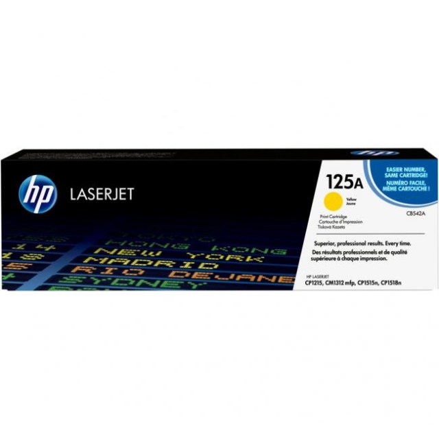 Toner HP CB542A HP 125A yellow (1.400 str.) pre LaserJet CP1215/1515_1