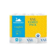 Toaletný papier 2-vrstvový Harmony Comfort biely recykel 24 ks_1