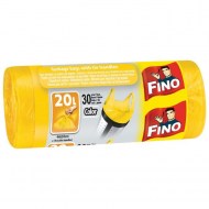 Vrecia zaväzovacie FINO Color 20 l, 7 mic., 44 x 50 cm, žlté (30 ks)_1
