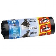 Vrecia zaväzovacie FINO Economy 35 l, 8 mic., 49 x 60 cm, čierne (30 ks)_1