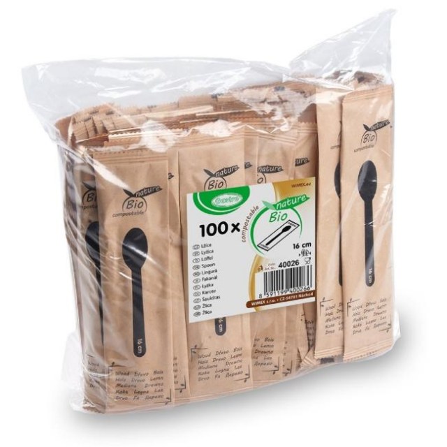 Lyžica drevená 16 cm jednotlivo balená (100 ks)_1