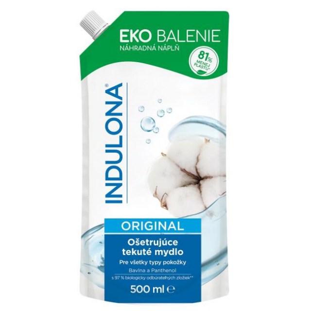 Tekuté mydlo INDULONA náhradná náplň 500ml Original_1
