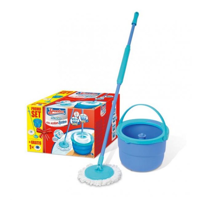 Mop súprava Spontex Full Action System Plus-red box_1