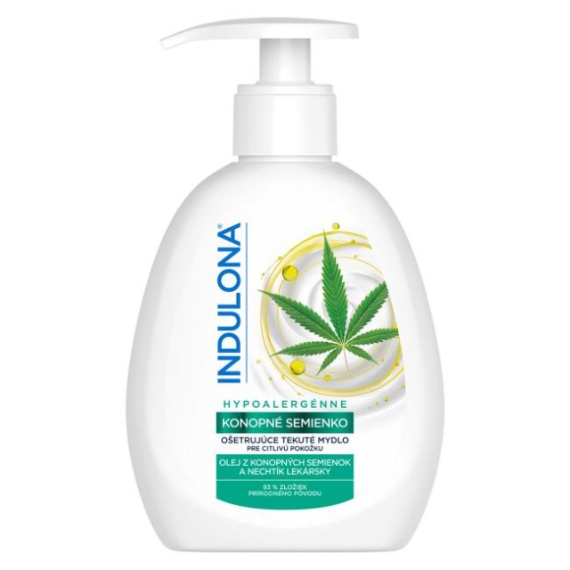 Tekuté mydlo INDULONA 250 ml Konopné semienko_1