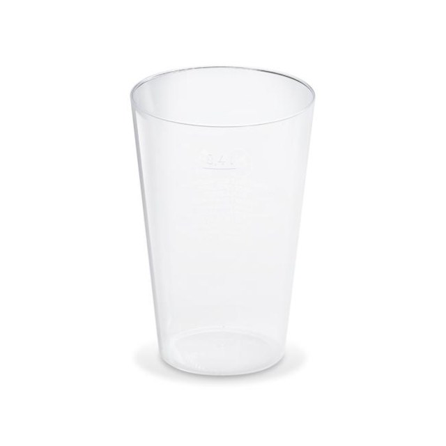 Poháre plastové kryštál 400 ml priehľadné (50 ks)_1