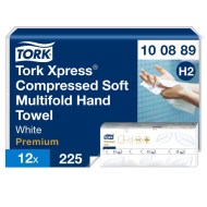 Papierové utierky skladané ZZ 2-vrstv. TORK Xpress Multifold jemné H2 (12 bal. x 225 útrž.