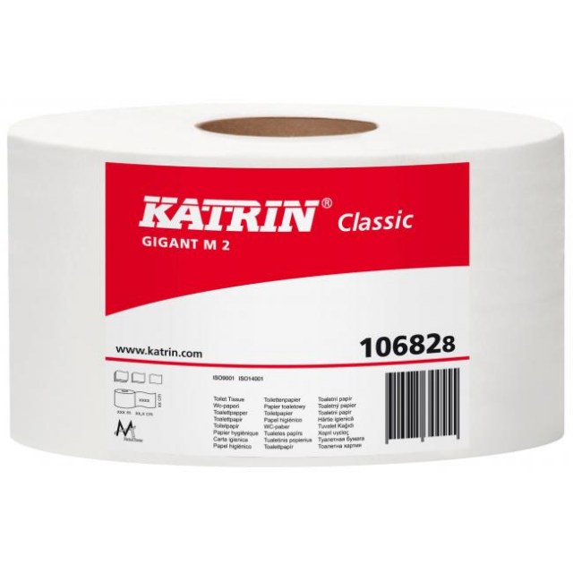 Toaletný papier 2-vrstvový KATRIN Classic Gigant M 23 cm, návin 300 m_1