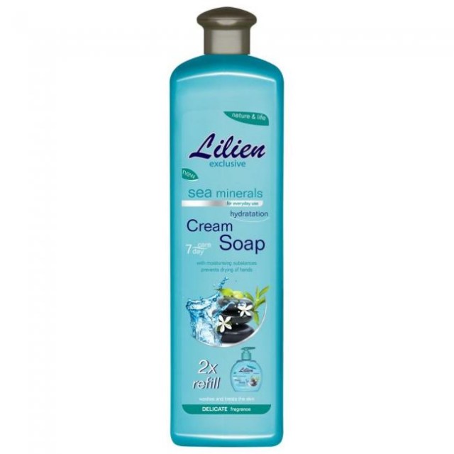 Tekuté mydlo krémove Lilien 1l Sea minerals_1