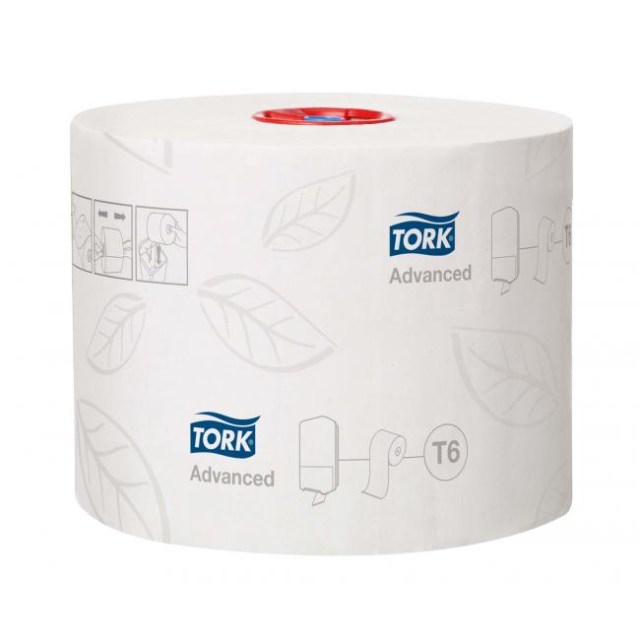 Toaletný papier 2-vrstv. TORK Mid-size biely, návin 100m T6 (27 ks)_1