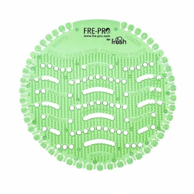 Pisoárové sitko Fre-Pro Wave 2 - Uhorka / melón (zelené) 2 ks_1