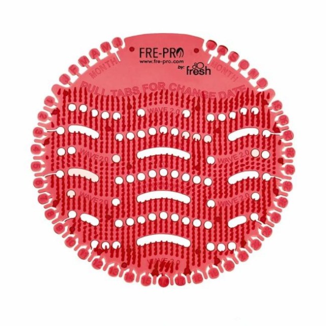 Pisoárové sitko Fre-Pro Wave 2 - Kiwi / grapefruit (červené) 2 ks_1