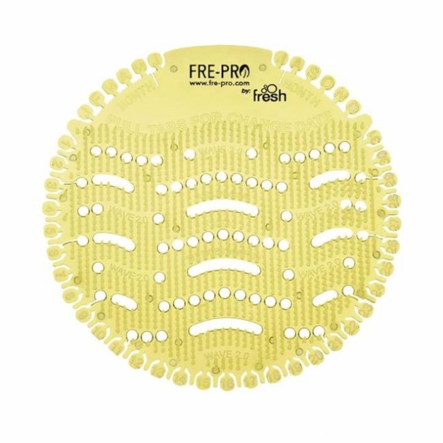 Pisoárové sitko Fre-Pro Wave 2 - Citrón (žlté) 2 ks_1