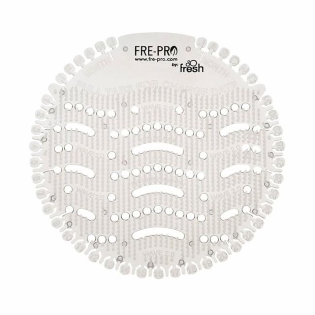 Pisoárové sitko Fre-Pro Wave 2 - Zimolez (biele) 2 ks_1