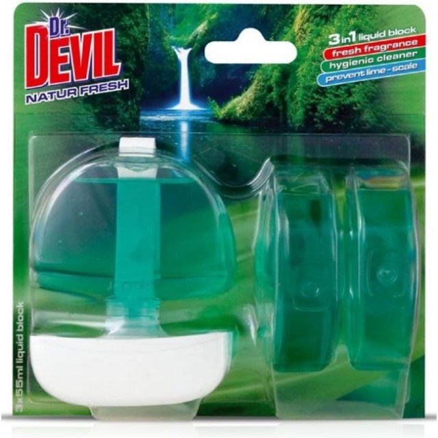 Dr. Devil WC záves gél 3 x 55 ml Natur Fresh_1