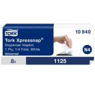 Papierové servítky 1-vrstv. TORK Xpressnap Snack. biele N4 (8x1125ks)_1