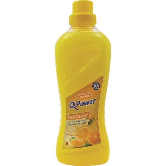 Q-Power UNI čistič na podlahy a povrchy 1 l - Svieže citrusy_1