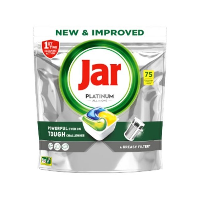 JAR tablety do umývačky riadu Platinum Lemon 75 ks_1