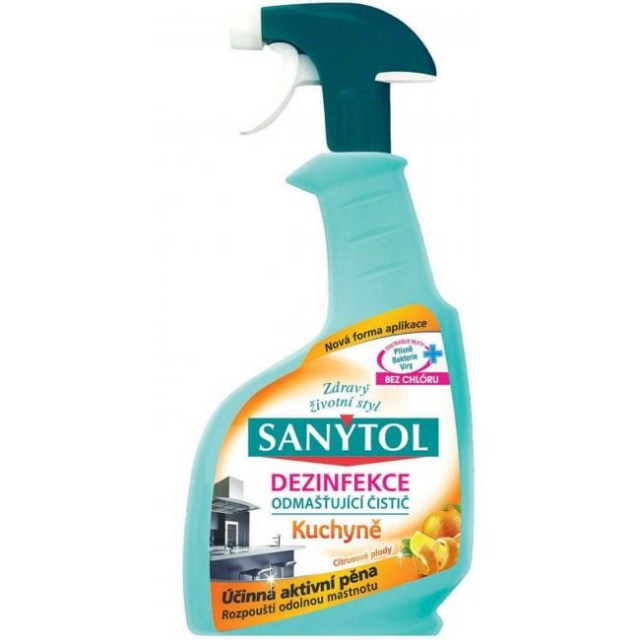 Sanytol KUCHYŇA odmasťovač s rozprašovačom 500 ml_1