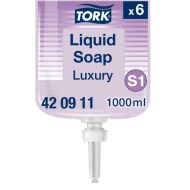 Tekuté mydlo TORK luxusné jemné 1 l fialové S1_1