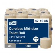 Toaletný papier bezdutinkový natural 2-vrstv. TORK Mid-Size T7_1