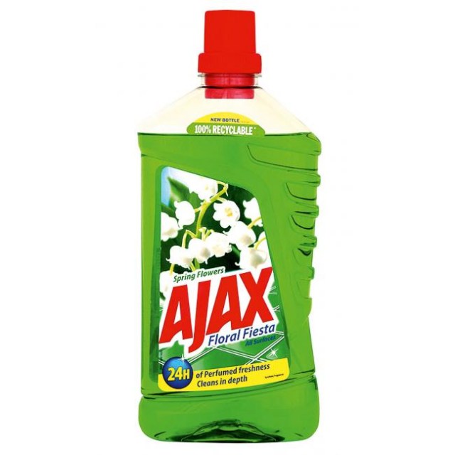 Ajax na podlahy Floral Fiesta 1 l Jarné kvety (zelený)_1