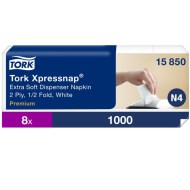 Papierové servítky Interfold Tork Premium 2-vrstv. N4 (8000ks)_1