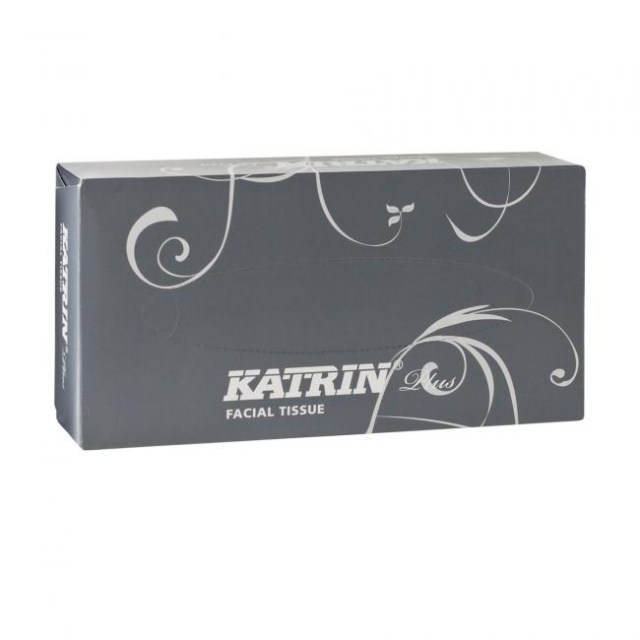 Kozmetické utierky KATRIN plus Facial super biele, celulóza 100 ks_1