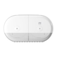 Zásobník Tork SmartOne® mini dvojitý na toaletný papier v kotúči, biely_1