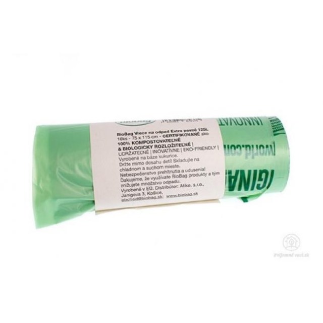 Vrecia BioBag na odpad 125 l extra pevné 10 ks_1