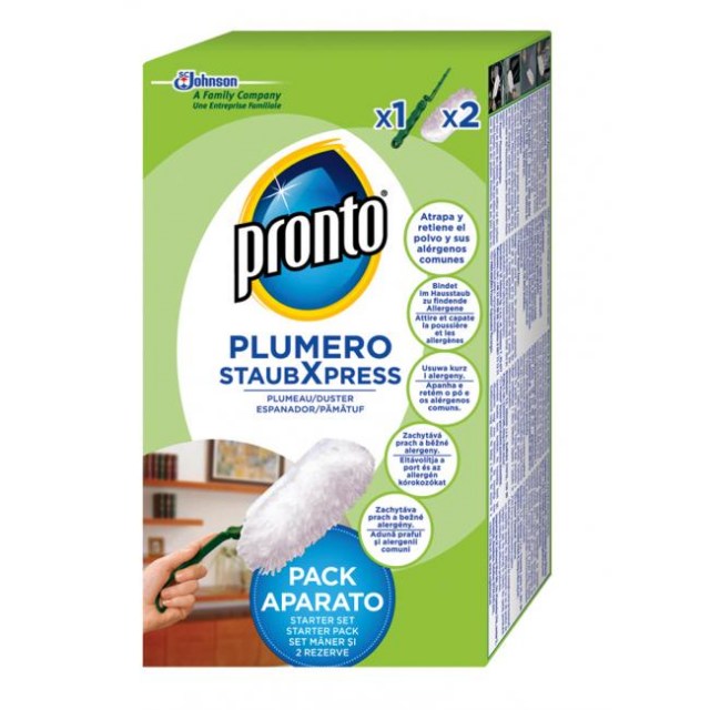 Pronto prachovka (1x rukoväť + 2x náhrada)_1