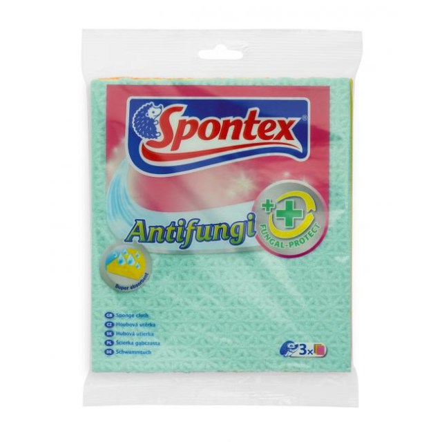 Utierka hubková Spontex Antifungi 3 kusy_1