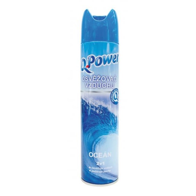 Q-Power osviežovač v spreji 300 ml - Oceán_1