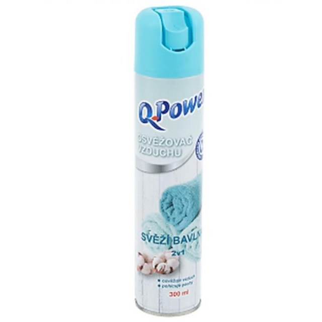 Q-Power osviežovač v spreji 300 ml Bavlna_1