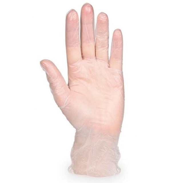 Rukavice jednorazove vinylové nepudrované, biele veľ. S 100 kusov_1