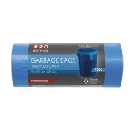 Vrecia na odpad 70x109, LDPE, 120 l, 21 mic, 20 ks modré_1