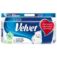 Toaletný papier 3-vrstvový Velvet jemne biely 8ks, 18,3m_1