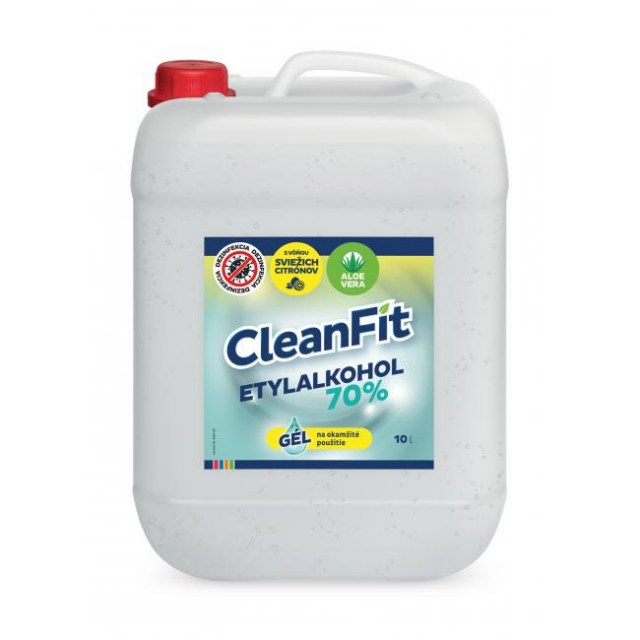CleanFit dezinfekčný gél 70% citrus na ruky 10l_1