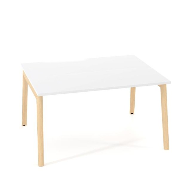 Pracovné stoly Bench ALFA ROOT 140x160cm, biely_1
