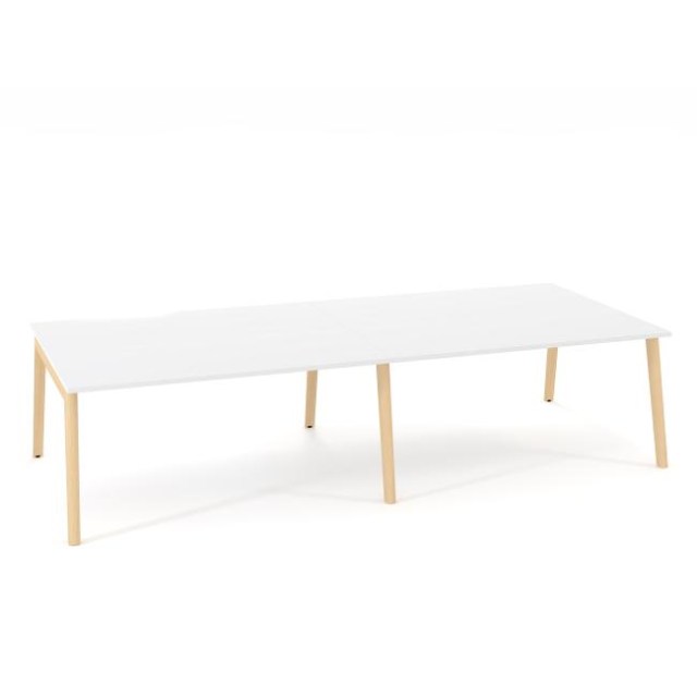 Pracovné stoly Bench ALFA ROOT 320x160cm, biely_1
