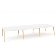 Pracovné stoly Bench ALFA ROOT 420x160cm, biely_1