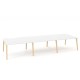 Pracovné stoly Bench ALFA ROOT 420x160cm, biely_1