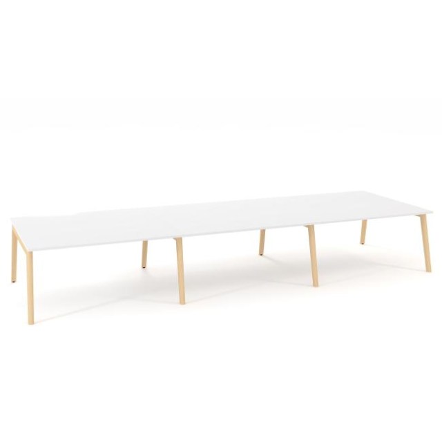 Pracovné stoly Bench ALFA ROOT 480x160cm, biely_1
