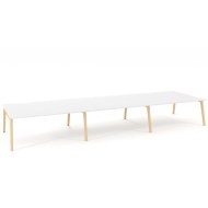 Pracovné stoly Bench ALFA ROOT 540x160cm, biely_1