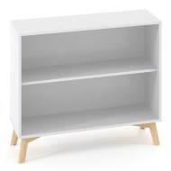 Policová skriňa ALFA ROOT nika, 1 polica, 100x45x88,7cm, biela_1