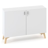 Policová skriňa ALFA ROOT s del.priečkou, 1 polica, 120x47x88,7cm, biela_1