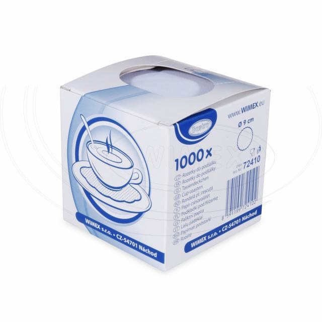 Rozetka do podšálky (PAP) biela O9cm [1000 ks]_2